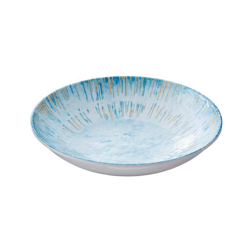 Piatto fondo Linea Oceano D18,5x4cm melamina Leone