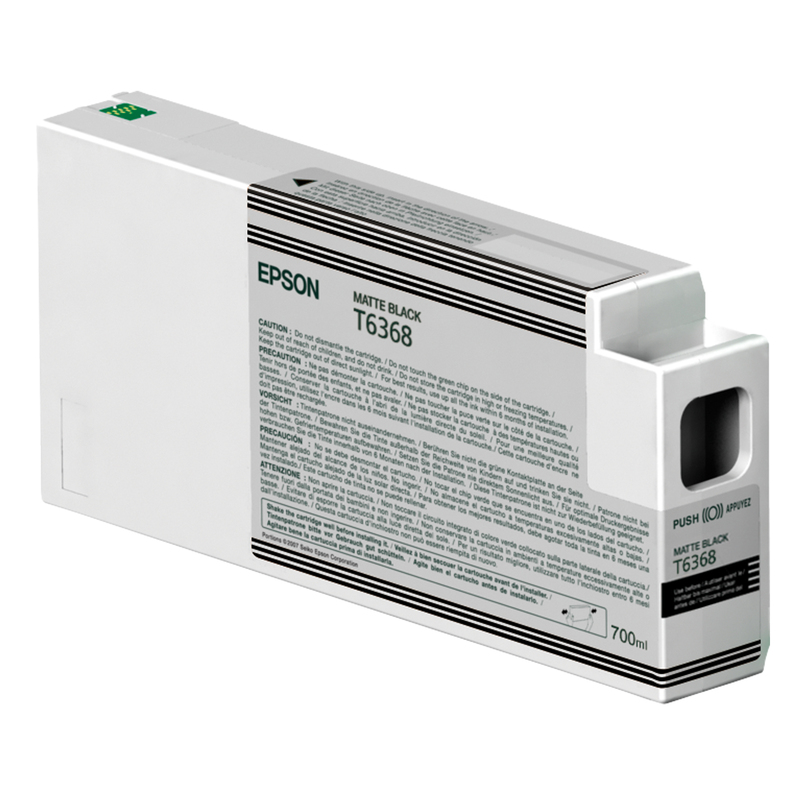 TANICA INCHIOSTRO A PIGMENTI NERO-MATTE EPSON ULTRACHROME HDR(700ML).