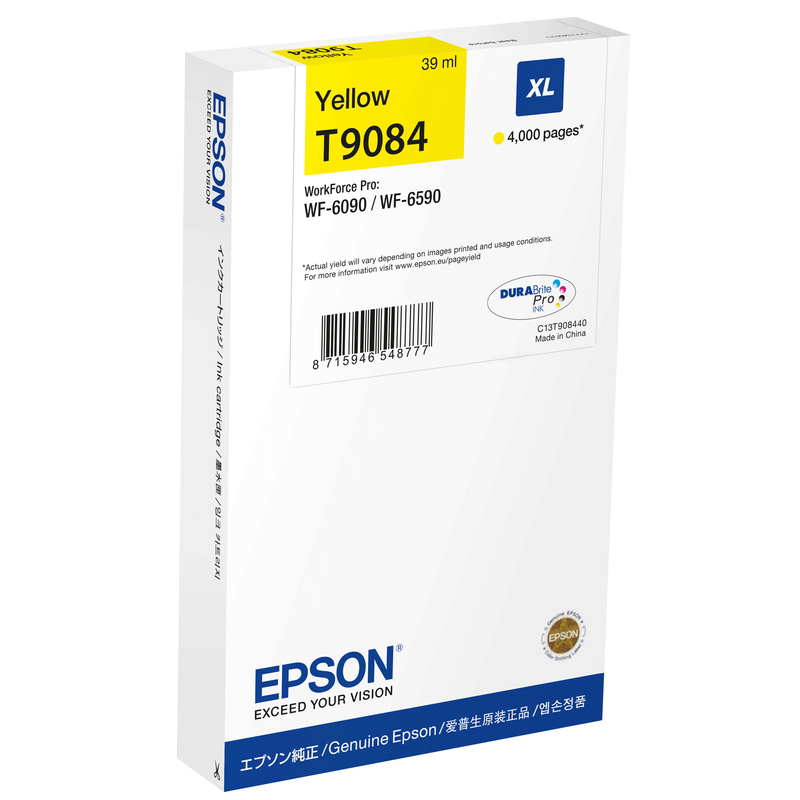 TANICA INCHIOSTRO A PIGMENTI GIALLO EPSON DURABRITE ULTRA XL