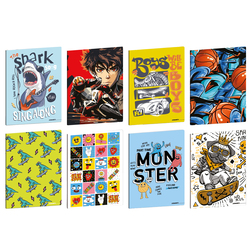 Maxiquaderno A4 20fg+1 80gr rigo di 1a Kid Boy Blasetti