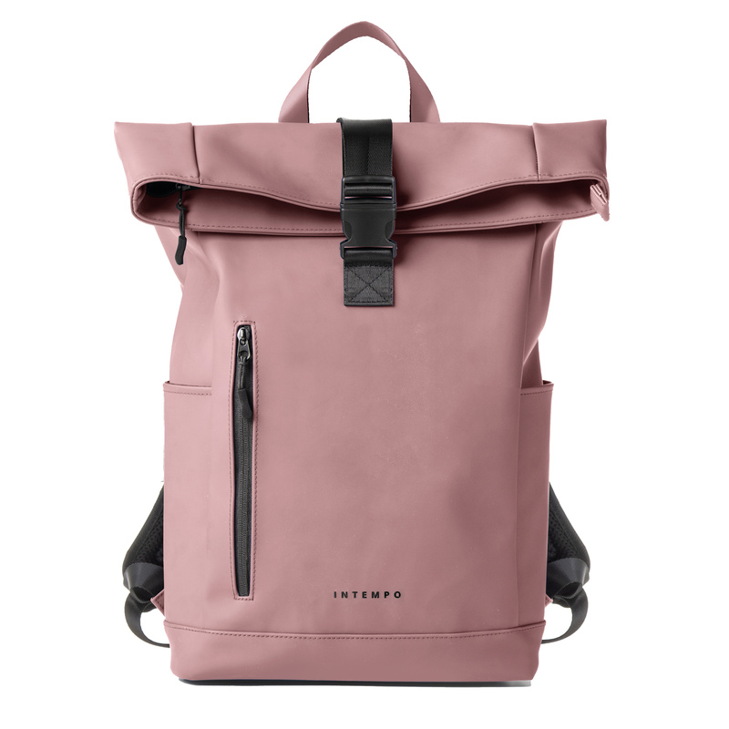 Zaino Roll-top Drop2Go gomma antipioggia dim. 30x42x14cm cipria InTempo (delist.