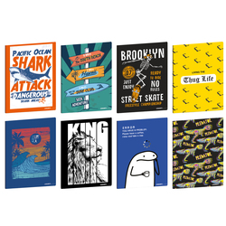 Maxiquaderno A4 20fg+1 80gr 5mm c/margine Teen Boy Blasetti