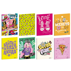 Maxiquaderno A4 20fg+1 80gr 5mm Teen Girl Blasetti