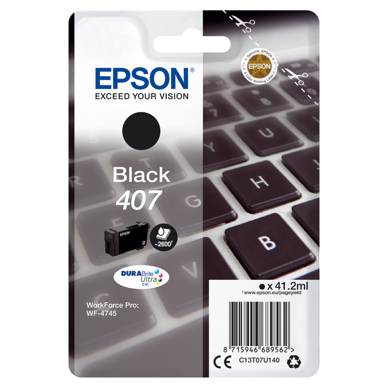 Cartuccia Epson Nero 407L 38,1 ML