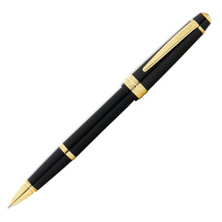 Penna roller Bailey Light punta F fusto nero/oro Cross (delist)