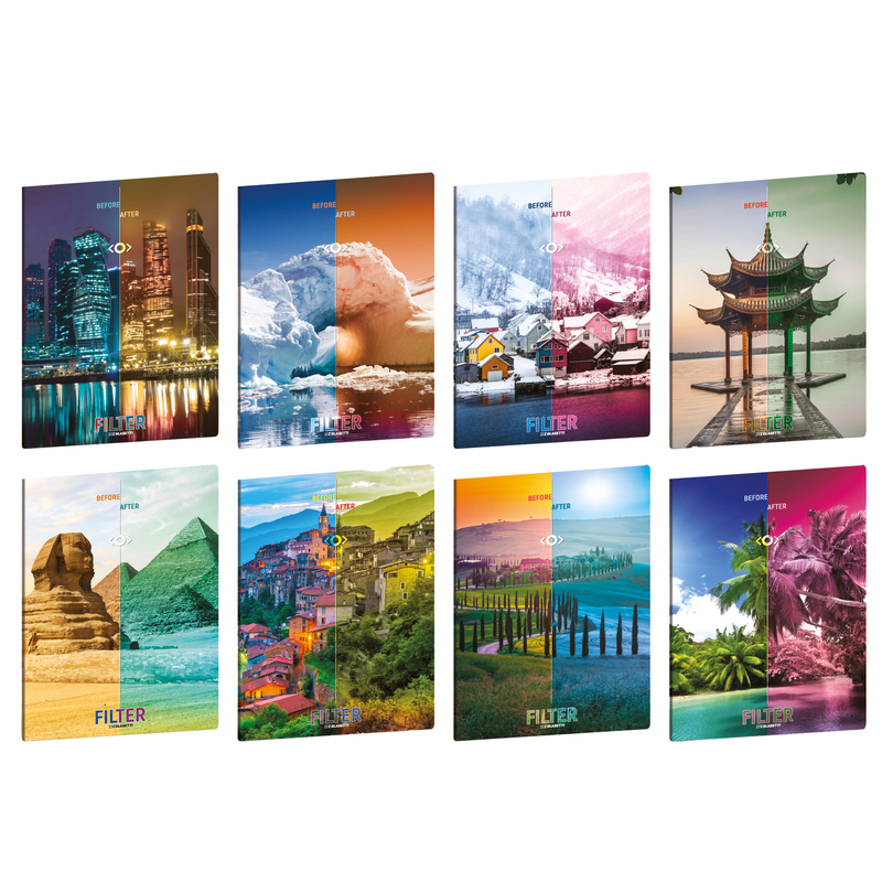 Maxiquaderno A4 20fg+1 80gr 4mm c/margine Maxi Filter Blasetti