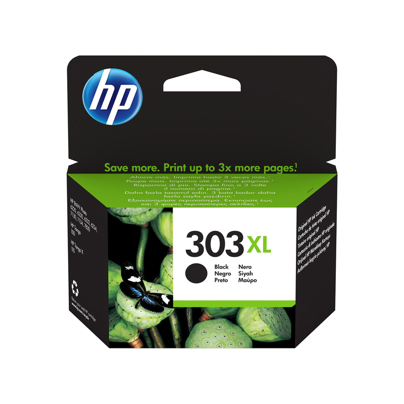 CARTUCCIA A GETTO D'INCHIOSTRO HP 303XL NERO
