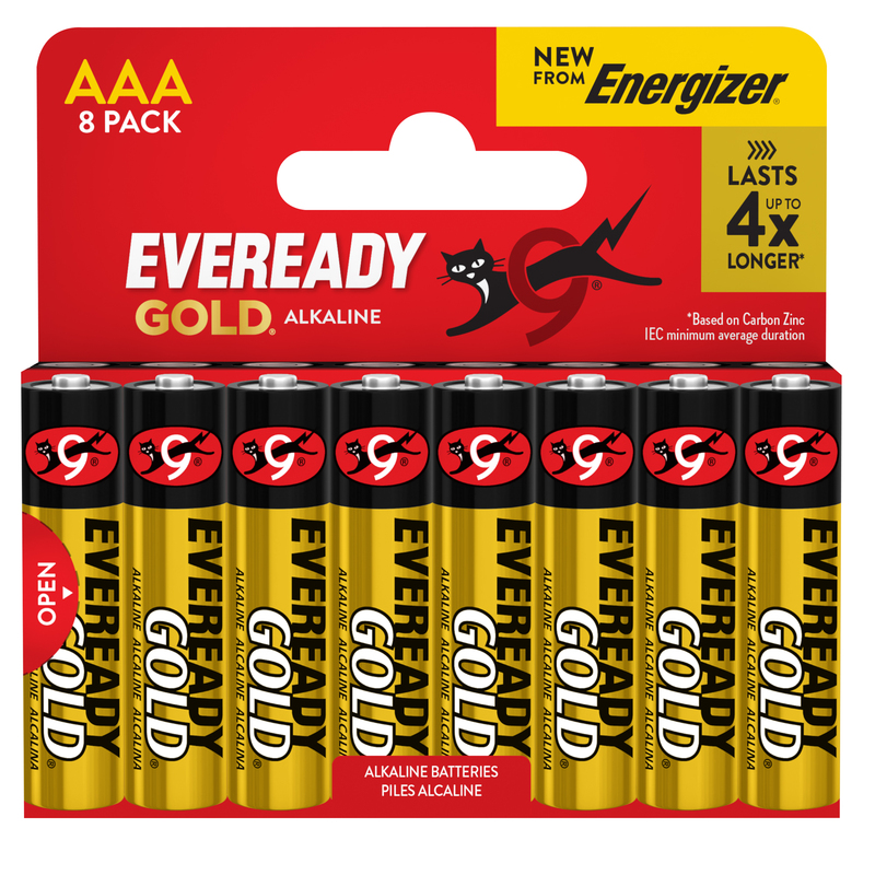 BLISTER 8 PILE MINISTILO ALKALINE AAA 1,5V ENERGIZER