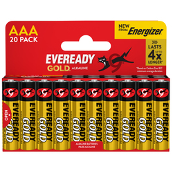 BLISTER 20 PILE MINISTILO ALKALINE AAA 1,5V ENERGIZER