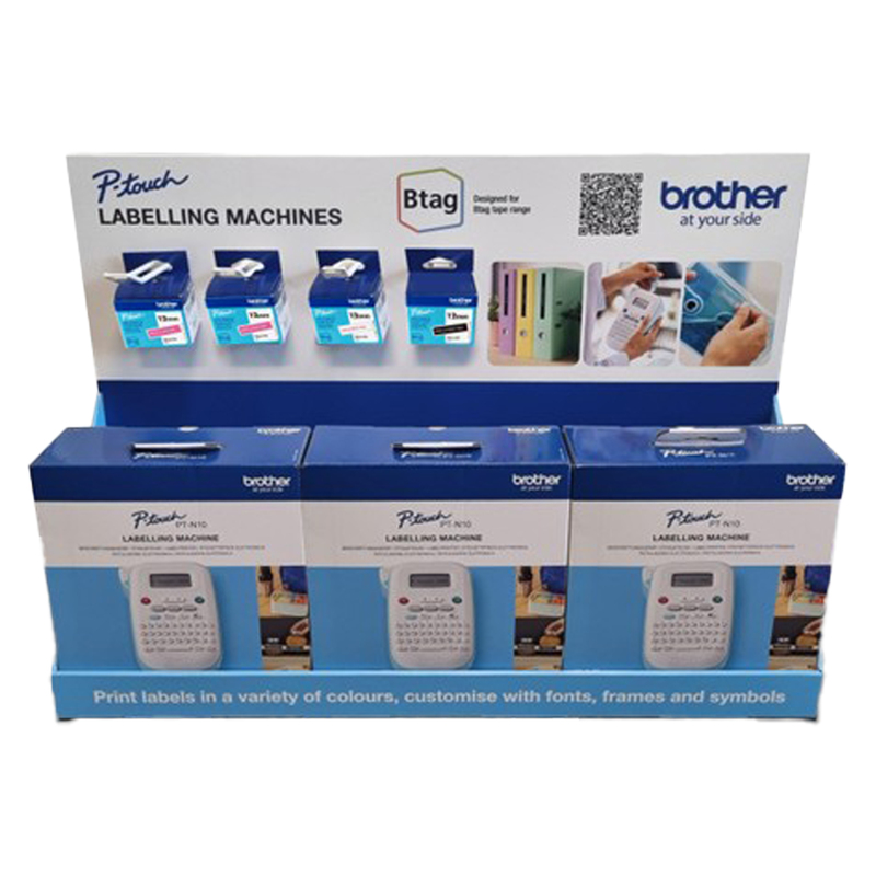 Brother Bundle (6 pz PTN-10-9 BAG231-3 BTAG 131-3 BTAG335-ESPOSITORE)