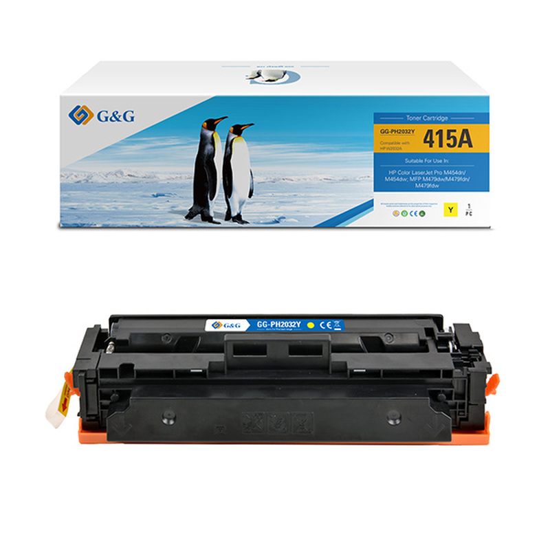 Toner Compatibile GG Giallo PER HP Color LaserJet Enterprise Flow M681z/ M68