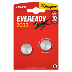 BLISTER 2 MICROPILE A PASTIGLIA CR2032 LITIO 3V ENERGIZER