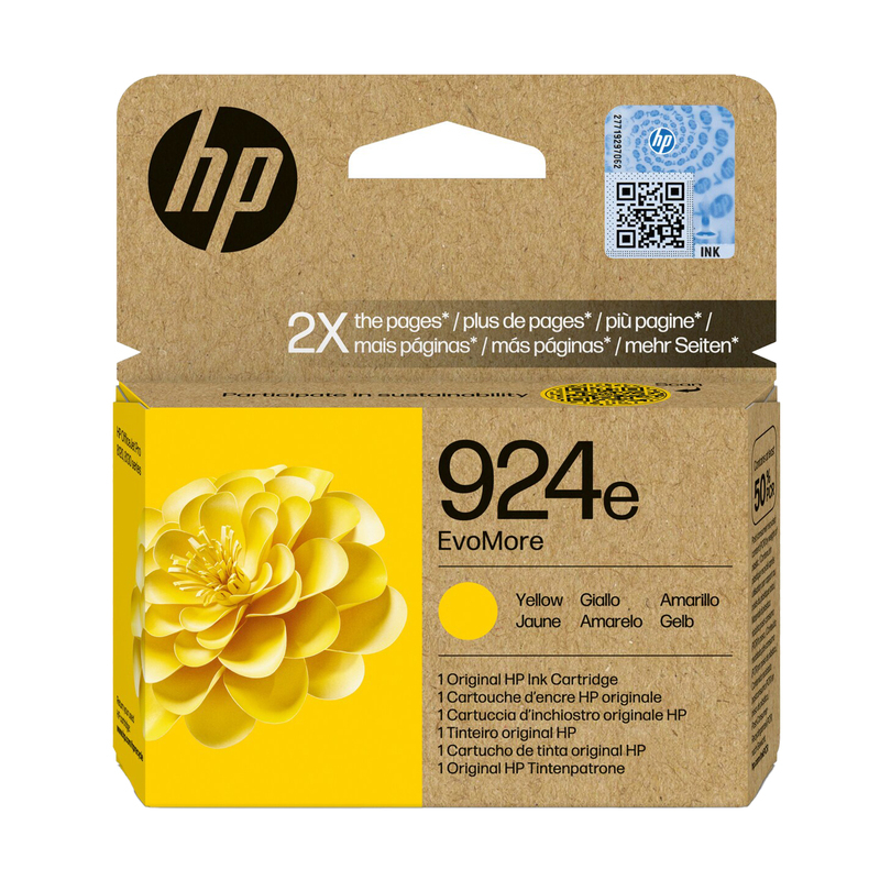 Hp Cartuccia Ink Giallo_ 924e EvoMore_800 pag
