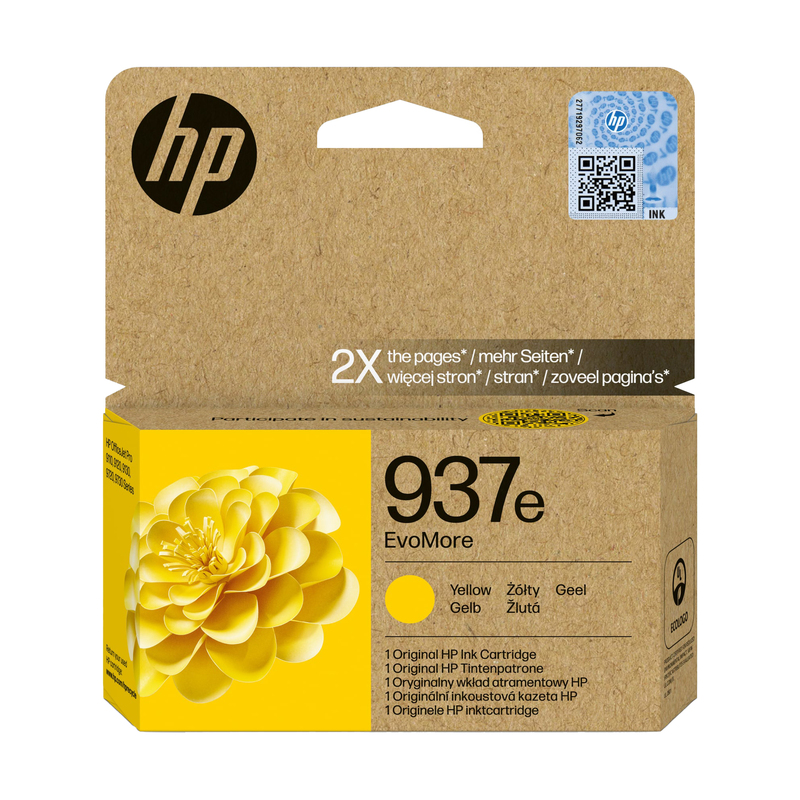 Hp Cartuccia Ink Giallo _ 937e EvoMore_1.650 pag