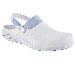 Zoccolo Dany tg 37 bianco/azzurro Safety Jogger
