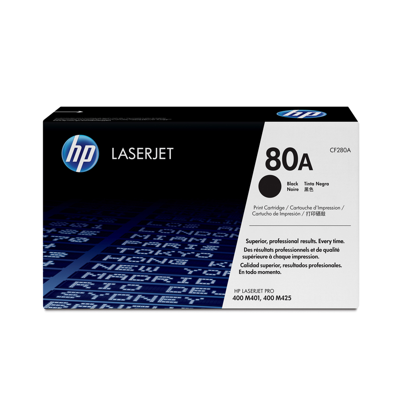 HP 80A BLACK LASERJET TONER CARTRIDGE