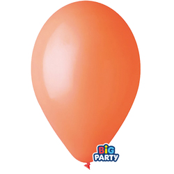 Busta 10 palloncini in lattice D30cm Arancione Big Party