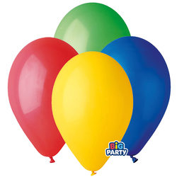 Busta 10 palloncini in lattice D30cm Colori assortiti Big Party