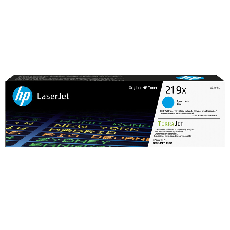 Hp Toner Ciano 219X _2.500 pag