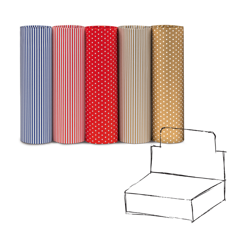 Scatola 100 fogli ecocarta Grapich 70X100cm Rex Sadoch