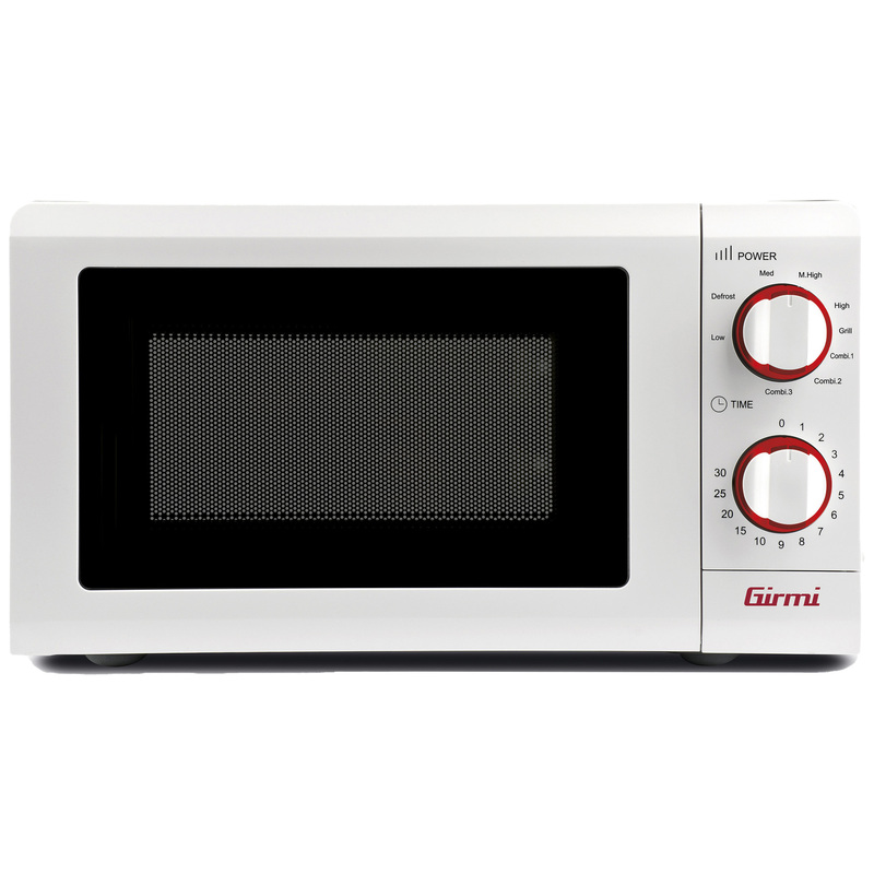 Forno a microonde con cottura combinata 20L bianco/rosso Girmi