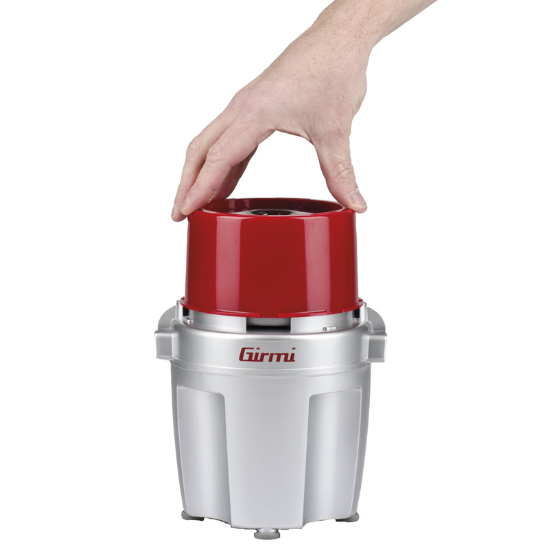 Tritatutto elettrico 17x24x15cm grigio/rosso Girmi