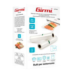Conf. 2 Rulli per sottovuoto 22x500cm Girmi (delist)