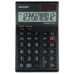Sharp Calcolatrice da Tavolo EL-124T 12 cifre