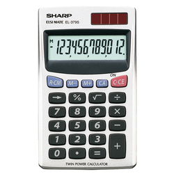 CALCOLATRICE EL 379SB 12 CIFRE TASCABILE SHARP