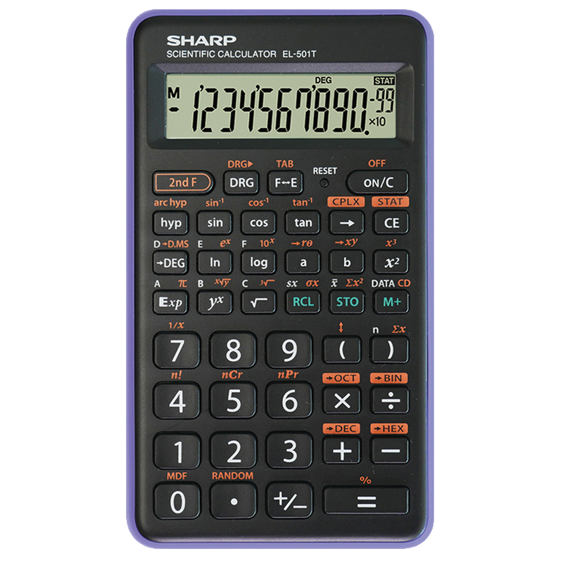CALCOLATRICE SCIENTIFICA EL 501TB SHARP VIOLA