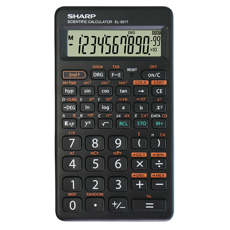 CALCOLATRICE SCIENTIFICA EL 501TB SHARP BIANCO