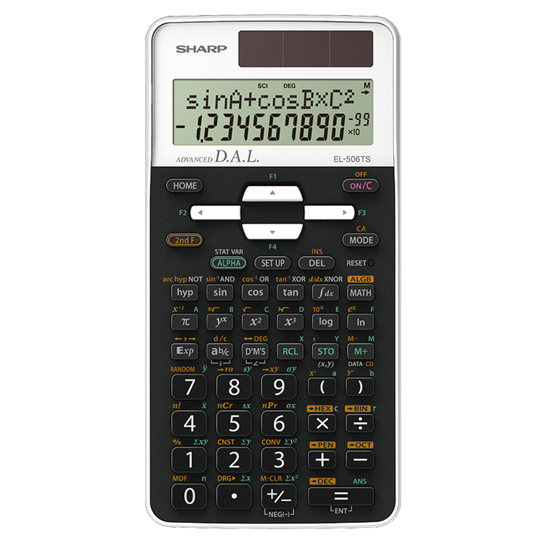 CALCOLATRICE SCIENTIFICA BIANCO EL 506TS- SHARP