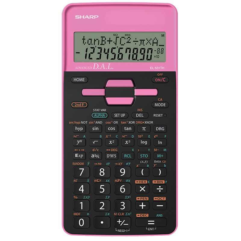 Sharp Calcolatrice scientifica Rosa EL531THBPK