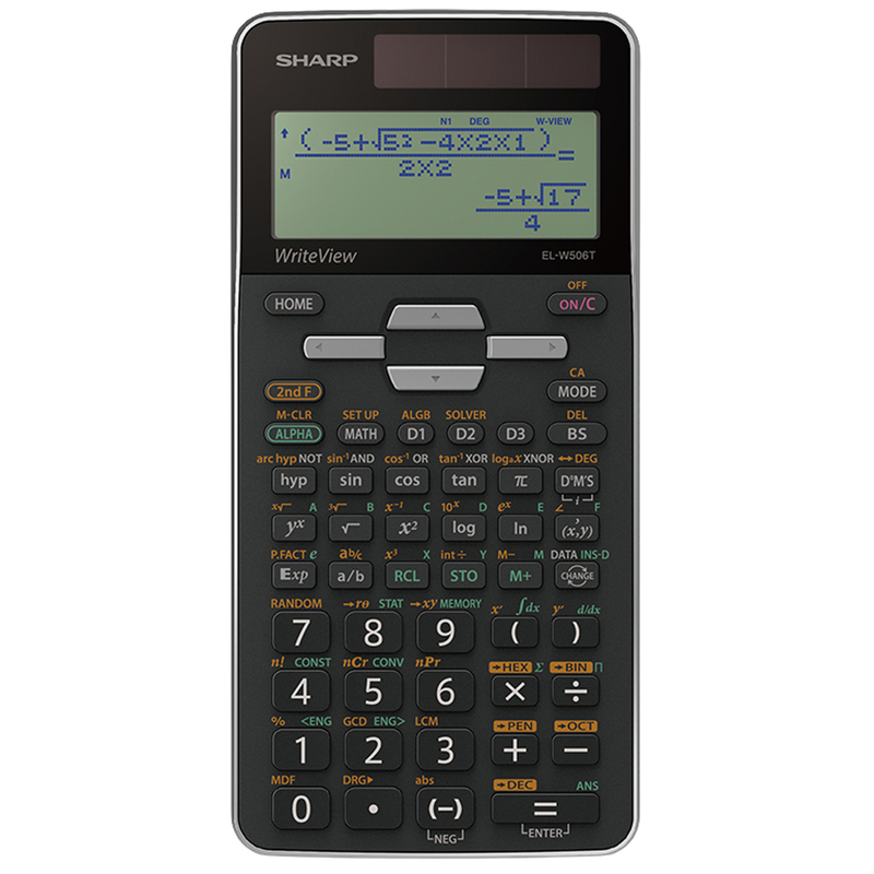 Sharp Calcolatrice Scientifica EL-W506T-Grigio