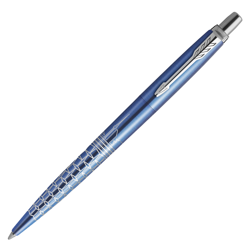 Penna a sfera M Jotter Global Icon Seoul blu CT Parker