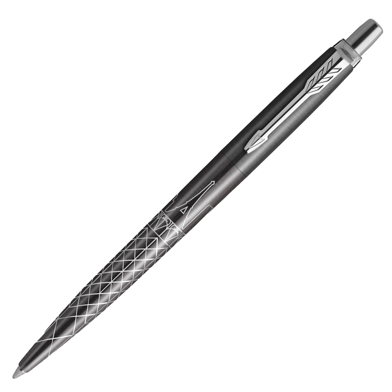 Penna a sfera M Jotter Global Icon Paris grigio CT Parker