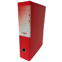 SCATOLA PROGETTO KingPro 4 ROSSO c/portaetichetta STARLINE