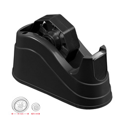 Dispenser da tavolo medium c/portapenne nero per nastri 33/66mt Starline