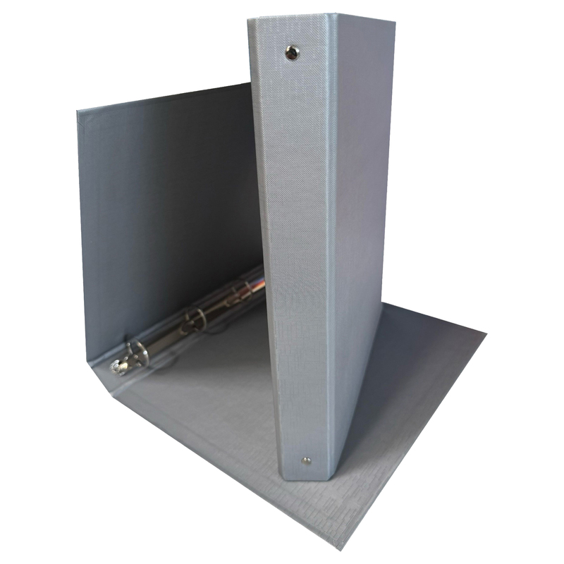 Raccoglitore 4R 30mm 22X30 rivestito in PPL GRIGIO KingColor STARLINE