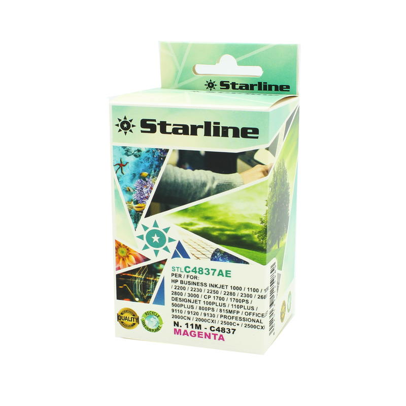 Cartuccia Starline Magenta BASIC per HP BUSINESS INKJET 1000 / 1100D / 1100 DTN