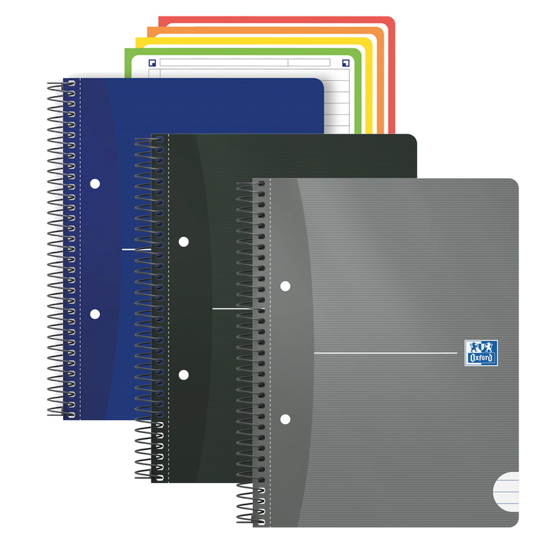 Maxiquaderno Spiralato A5+ 1 rigo c/margine 240pag. 80g colori ass. Office Essen