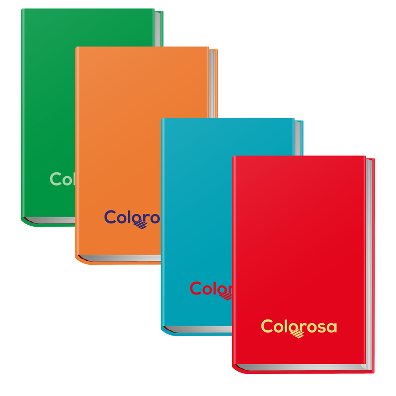 Diario 12 mesi copertina rigida antigraffio colori assortiti Colorosa