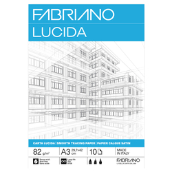 Blocco carta lucida A3 82gr 10fg Fabriano