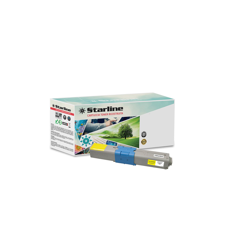 TONER RIC. GIALLO X OKI C301/C321