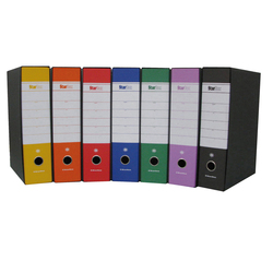 Registratore STARBOX f.to protocollo dorso 8cm lilla STARLINE