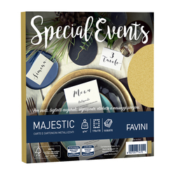 10 buste Special Events 120gr 170x170mm oro 04 Favini