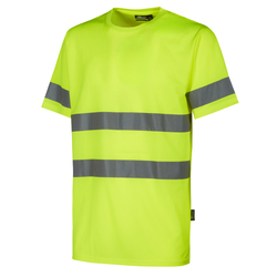 Pack 3 T-shirt alta visibilitA' Mizar manica corta tg XL giallo fluo U-Power