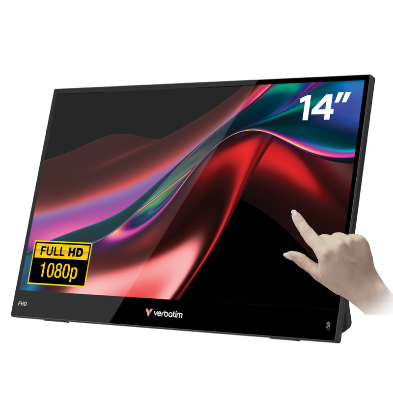 Monitor portatile 14" FHD Touchscreen LIGHT-Verbatim