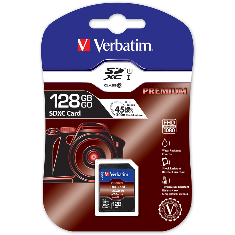 SECURE DIGITAL CARD PREMIUM SDXC Class 10/UHS-1 128GB