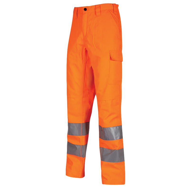 Pantaloni invernali alta visibilitA' Sirius tg M arancio fluo U-Power